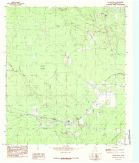 Download a high-resolution, GPS-compatible USGS topo map for Village Mills, TX (1985 edition)