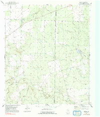 Download a high-resolution, GPS-compatible USGS topo map for Vincent, TX (1991 edition)