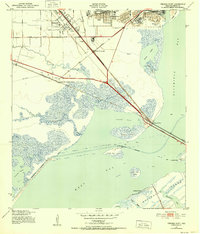 Download a high-resolution, GPS-compatible USGS topo map for Virginia Point, TX (1952 edition)