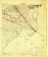 Download a high-resolution, GPS-compatible USGS topo map for Virginia Point, TX (1929 edition)
