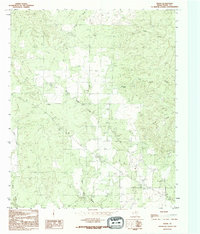 preview thumbnail of historical topo map of Foard County, TX in 1990
