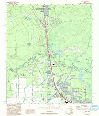 Download a high-resolution, GPS-compatible USGS topo map for Voth, TX (1993 edition)