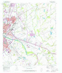 Download a high-resolution, GPS-compatible USGS topo map for Waco East, TX (1977 edition)
