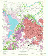 Download a high-resolution, GPS-compatible USGS topo map for Waco West, TX (1971 edition)