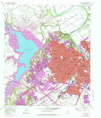 Download a high-resolution, GPS-compatible USGS topo map for Waco West, TX (1977 edition)