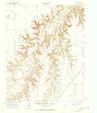 Download a high-resolution, GPS-compatible USGS topo map for Waka SW, TX (1965 edition)