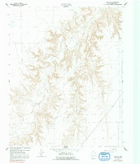 Download a high-resolution, GPS-compatible USGS topo map for Waka SW, TX (1992 edition)