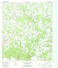 preview thumbnail of historical topo map of Fayette County, TX in 1962