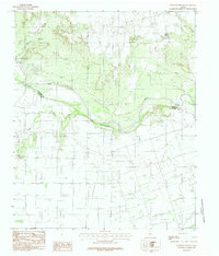 preview thumbnail of historical topo map of Foard County, TX in 1983