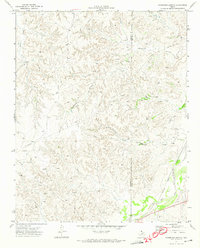 Download a high-resolution, GPS-compatible USGS topo map for Washburn Arroyo, TX (1974 edition)