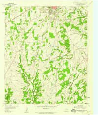 Download a high-resolution, GPS-compatible USGS topo map for Weatherford South, TX (1960 edition)