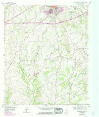 Download a high-resolution, GPS-compatible USGS topo map for Weatherford South, TX (1979 edition)