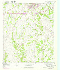 Download a high-resolution, GPS-compatible USGS topo map for Weatherford South, TX (1979 edition)