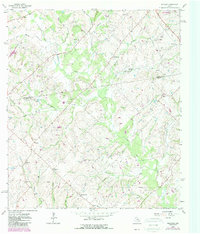 preview thumbnail of historical topo map of Austin County, TX in 1963