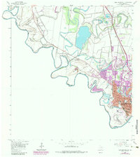 Download a high-resolution, GPS-compatible USGS topo map for West Brownsville, TX (1984 edition)