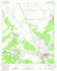 Download a high-resolution, GPS-compatible USGS topo map for West Columbia, TX (1981 edition)