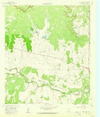 preview thumbnail of historical topo map of McCulloch County, TX in 1960