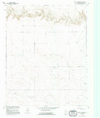 1964 Map of Dallam County, TX, 1995 Print