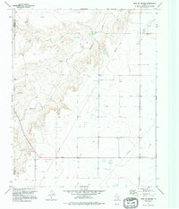 preview thumbnail of historical topo map of Hansford County, TX in 1974
