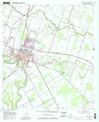 Download a high-resolution, GPS-compatible USGS topo map for Wharton, TX (1981 edition)