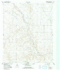 Download a high-resolution, GPS-compatible USGS topo map for Wheeler SE, TX (1992 edition)