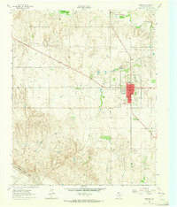 Download a high-resolution, GPS-compatible USGS topo map for Wheeler, TX (1965 edition)
