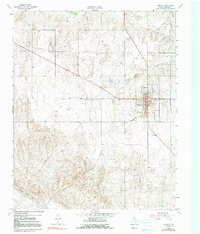 Download a high-resolution, GPS-compatible USGS topo map for Wheeler, TX (1991 edition)