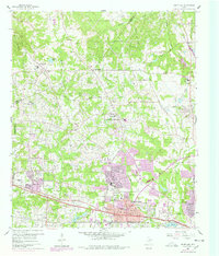 Download a high-resolution, GPS-compatible USGS topo map for White Oak, TX (1978 edition)