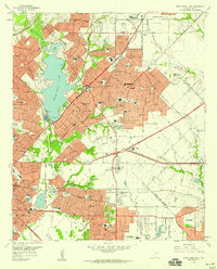 preview thumbnail of historical topo map of Dallas County, TX in 1957