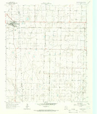 1965 Map of Whiteface, TX, 1966 Print