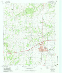 Download a high-resolution, GPS-compatible USGS topo map for Whitesboro, TX (1983 edition)