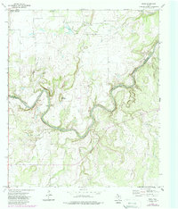 preview thumbnail of historical topo map of Coleman County, TX in 1973