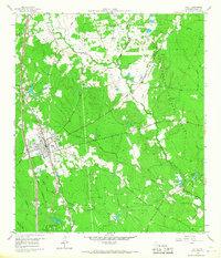 Download a high-resolution, GPS-compatible USGS topo map for Willis, TX (1968 edition)