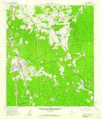 Download a high-resolution, GPS-compatible USGS topo map for Willis, TX (1961 edition)