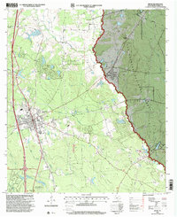 Download a high-resolution, GPS-compatible USGS topo map for Willis, TX (2000 edition)