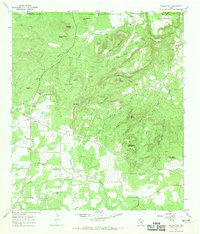 preview thumbnail of historical topo map of Gillespie County, TX in 1967