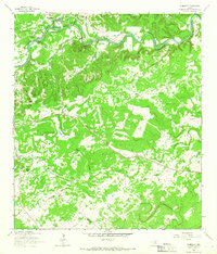 1964 Map of Wimberley, 1966 Print