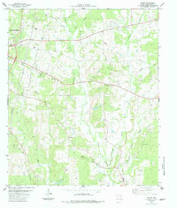 Download a high-resolution, GPS-compatible USGS topo map for Woden, TX (1983 edition)