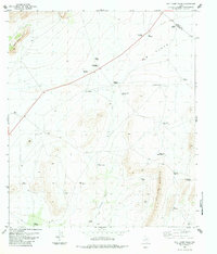 Download a high-resolution, GPS-compatible USGS topo map for Wolf Camp Hills, TX (1984 edition)