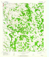 preview thumbnail of historical topo map of Cooke County, TX in 1960