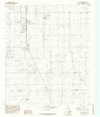 Download a high-resolution, GPS-compatible USGS topo map for Woodrow, TX (1985 edition)