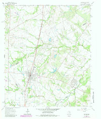 Download a high-resolution, GPS-compatible USGS topo map for Wortham, TX (1983 edition)