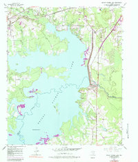 Download a high-resolution, GPS-compatible USGS topo map for Wright Patman Lake, TX (1983 edition)