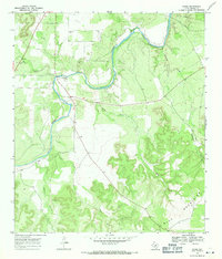 Download a high-resolution, GPS-compatible USGS topo map for Yates, TX (1971 edition)