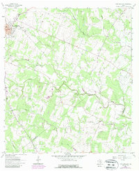 Download a high-resolution, GPS-compatible USGS topo map for Yorktown East, TX (1987 edition)