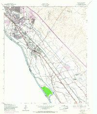 Download a high-resolution, GPS-compatible USGS topo map for Ysleta, TX (1967 edition)