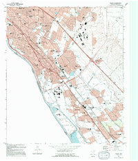 Download a high-resolution, GPS-compatible USGS topo map for Ysleta, TX (1994 edition)
