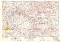 1954 Map of Amarillo, 1976 Print