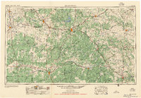 1954 Map of Brownwood, 1955 Print
