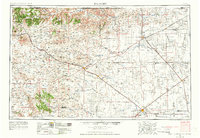 1954 Map of Dalhart, 1967 Print